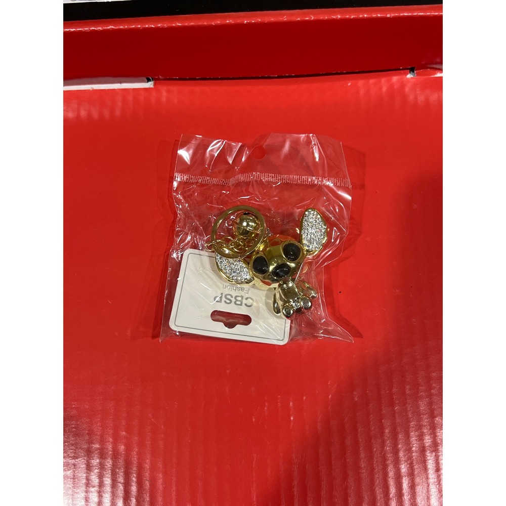 Stitch Rhinestone Keychain Disney Lilo & Stitch Bag Charm Y30808 NEW